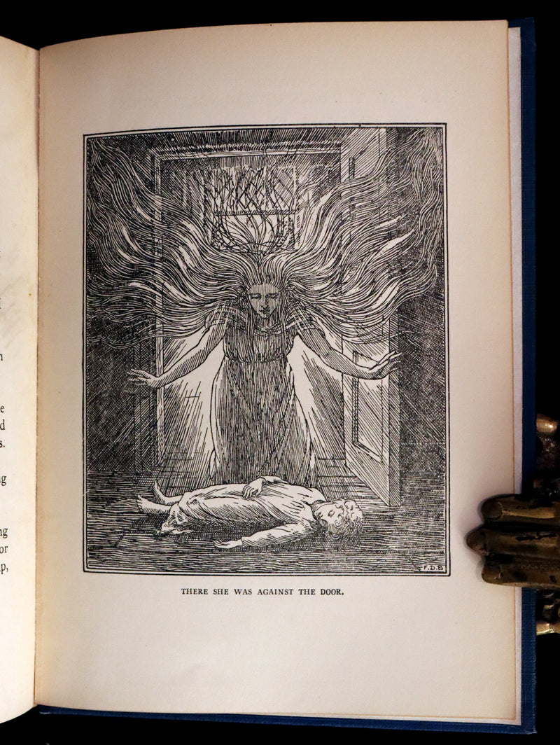 1924 Rare First Edition - AT THE BACK OF THE NORTH WIND Illustrated by Francis Donkin Bedford.