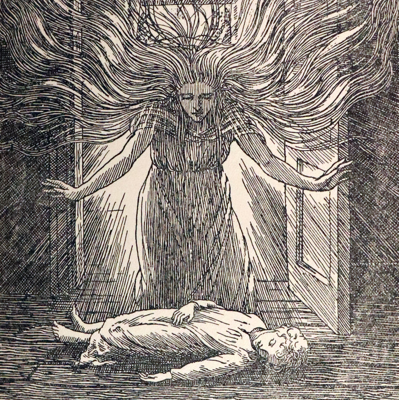 1924 Rare First Edition - AT THE BACK OF THE NORTH WIND Illustrated by Francis Donkin Bedford.