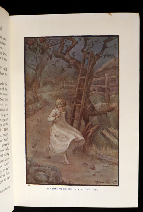 1911 Rare Book - AT THE BACK OF THE NORTH WIND Illustrated by Frank C. Pape.