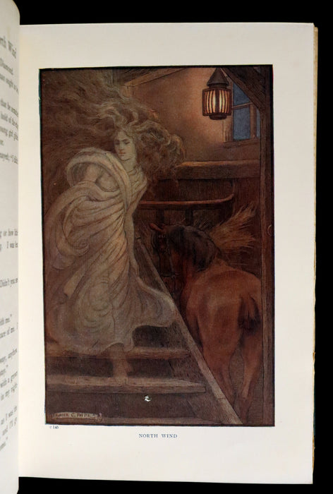 1911 Rare Book - AT THE BACK OF THE NORTH WIND Illustrated by Frank C. Pape.