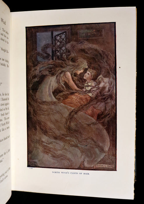 1911 Rare Book - AT THE BACK OF THE NORTH WIND Illustrated by Frank C. Pape.