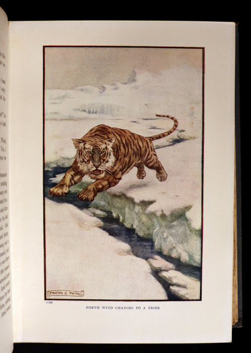 1911 Rare Book - AT THE BACK OF THE NORTH WIND Illustrated by Frank C. Pape.