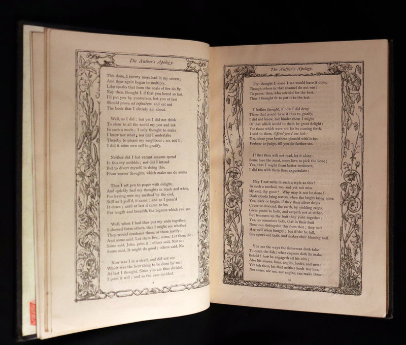 1870 Rare Victorian Book - The Pilgrim's Progress illustrated by Henry Courtney Selous & M. Paolo Priolo.