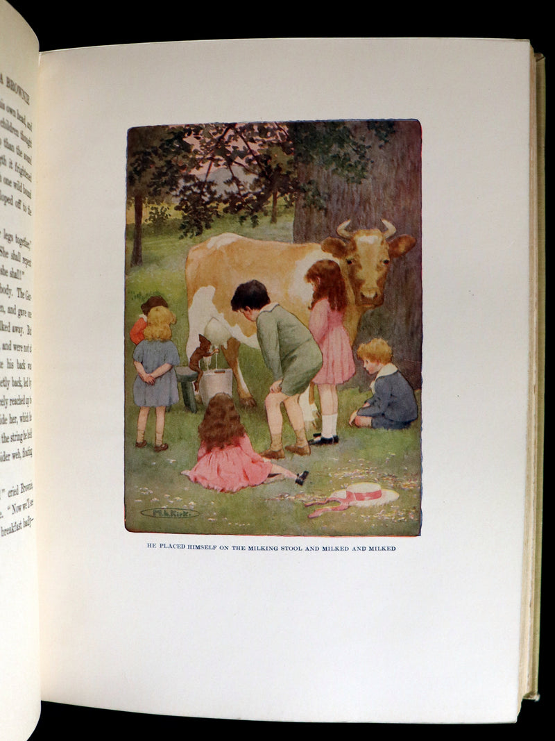 1922 First Gift Edition - Adventures of a Brownie by Miss Mulock & illustrated by Maria L. Kirk.
