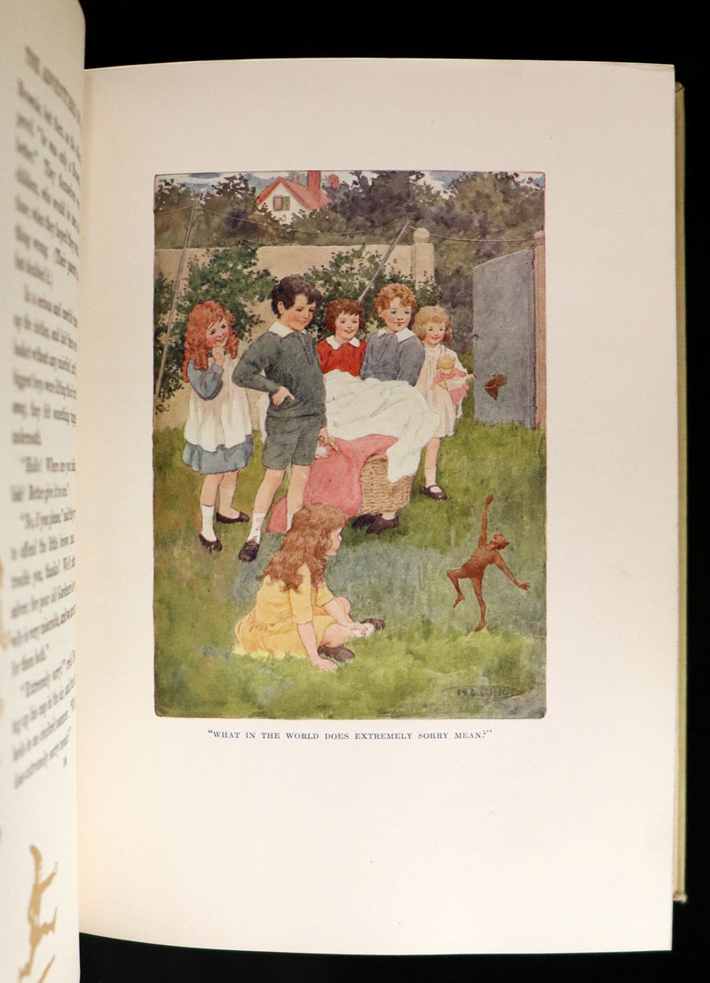 1922 First Gift Edition - Adventures of a Brownie by Miss Mulock & illustrated by Maria L. Kirk.