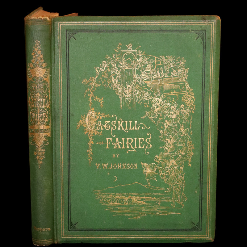 1876 Scarce Book - The CATSKILL FAIRIES by Virginia W. Johnson, illustrated by Alfred Fredericks.