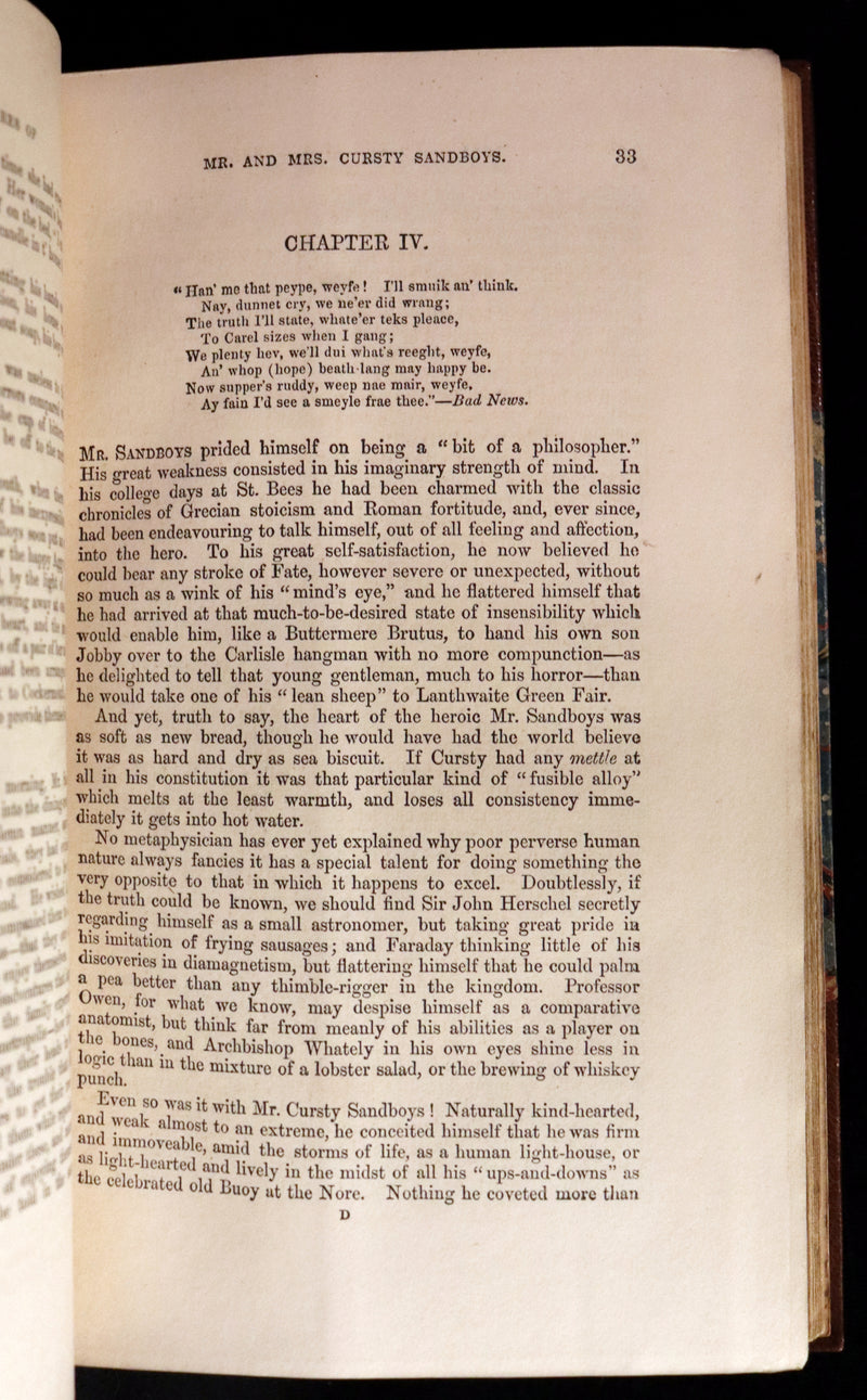 1851 Rare First Edition - Cruikshank - The World's Show, 1851 Great Exhibition or, The Adventures Of Mr And Mrs Sandboys And Family.