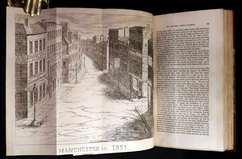 1851 Rare First Edition - Cruikshank - The World's Show, 1851 Great Exhibition or, The Adventures Of Mr And Mrs Sandboys And Family.