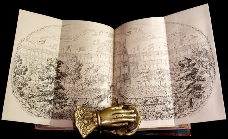 1851 Rare First Edition - Cruikshank - The World's Show, 1851 Great Exhibition or, The Adventures Of Mr And Mrs Sandboys And Family.