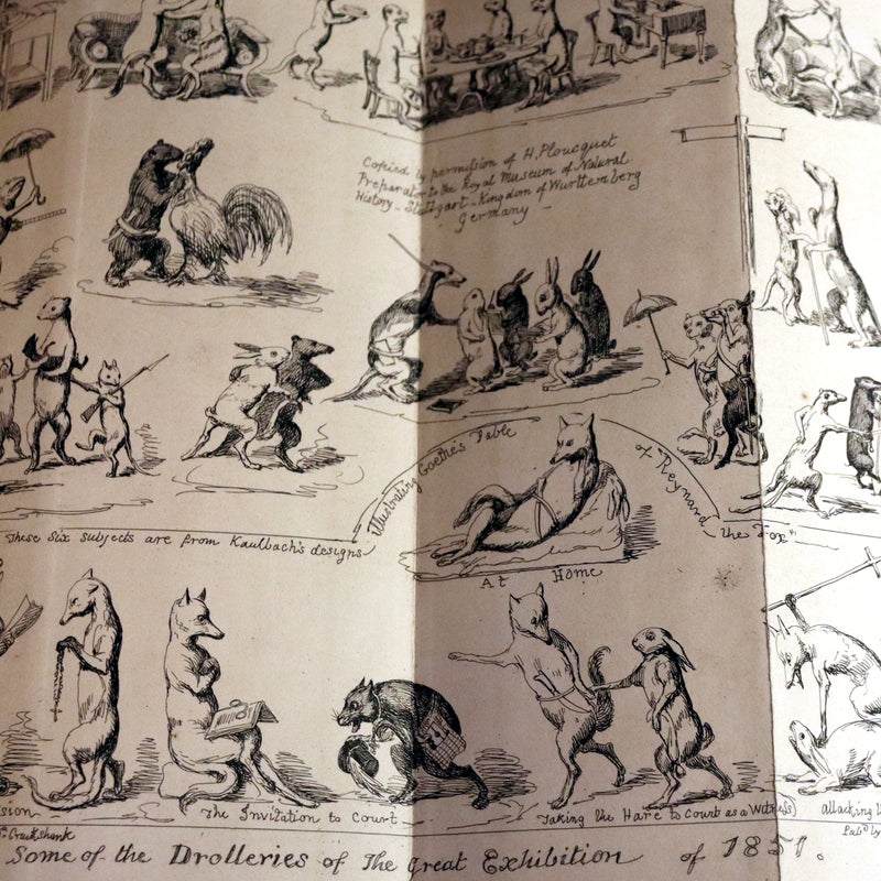 1851 Rare First Edition - Cruikshank - The World's Show, 1851 Great Exhibition or, The Adventures Of Mr And Mrs Sandboys And Family.