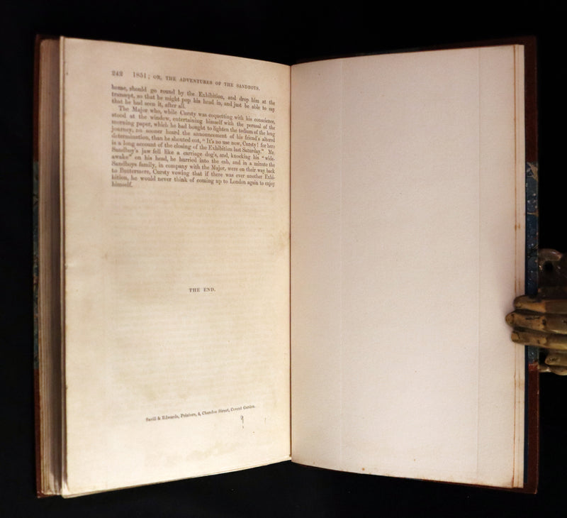1851 Rare First Edition - Cruikshank - The World's Show, 1851 Great Exhibition or, The Adventures Of Mr And Mrs Sandboys And Family.