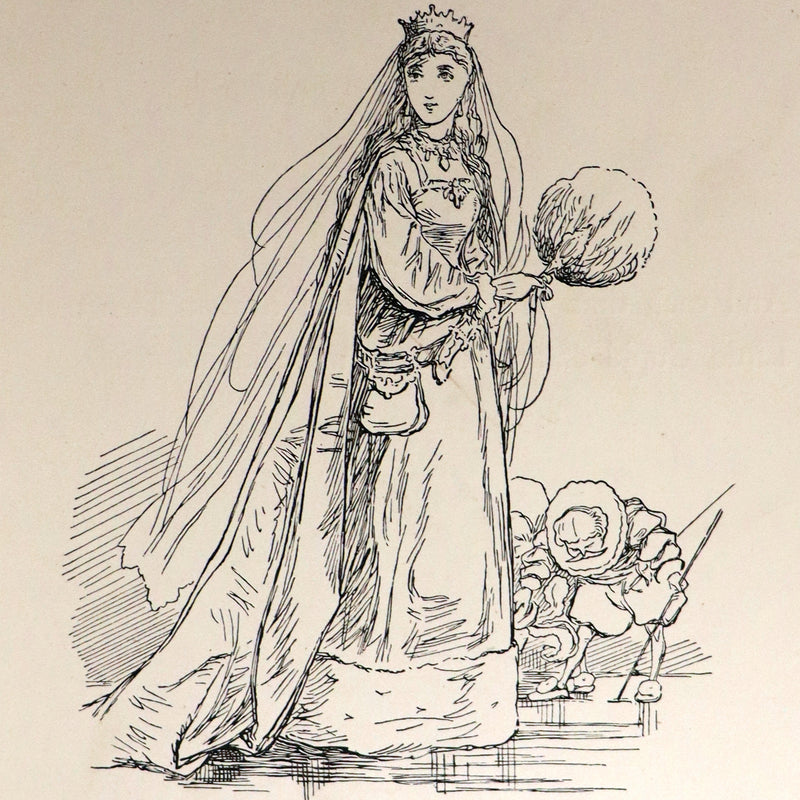 1880 Scarce Victorian First Edition ~ The Story of Prince Hildebrand and the Princess Ida With 110 illustrations by the Major T.S. Seccombe.