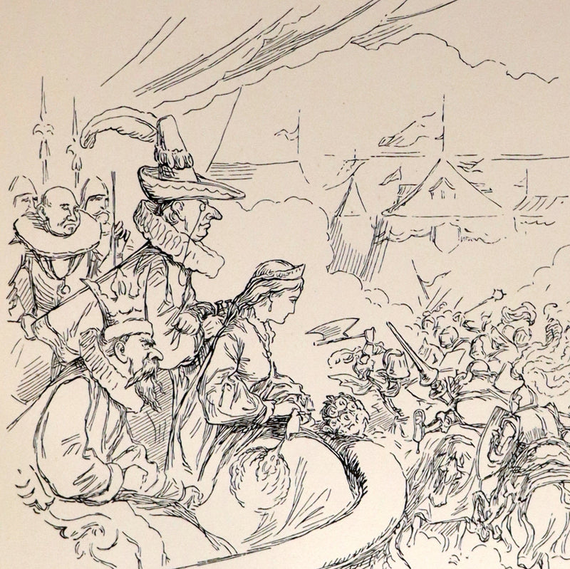 1880 Scarce Victorian First Edition ~ The Story of Prince Hildebrand and the Princess Ida With 110 illustrations by the Major T.S. Seccombe.
