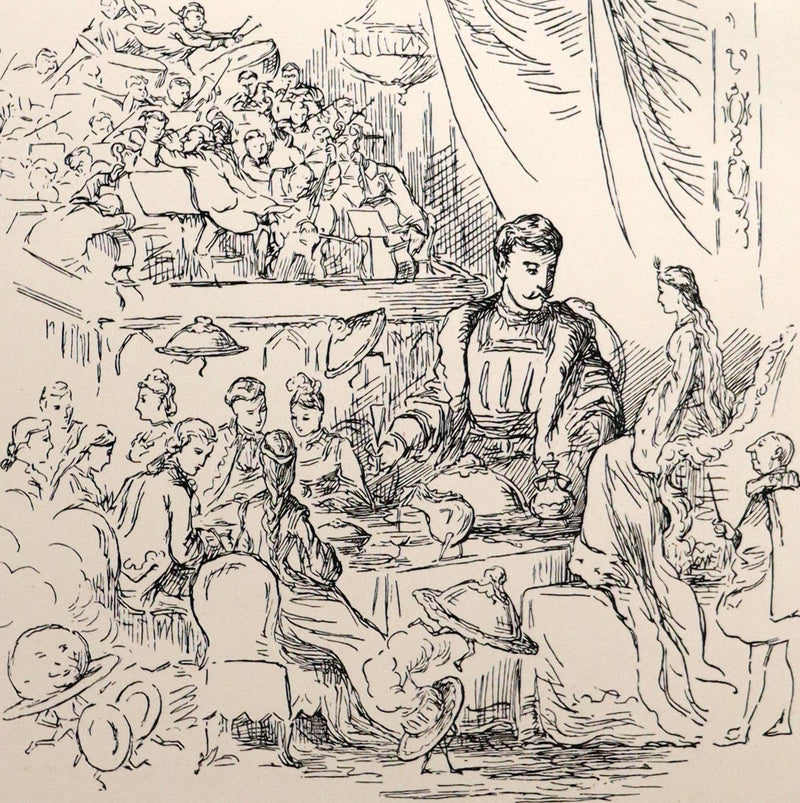1880 Scarce Victorian First Edition ~ The Story of Prince Hildebrand and the Princess Ida With 110 illustrations by the Major T.S. Seccombe.