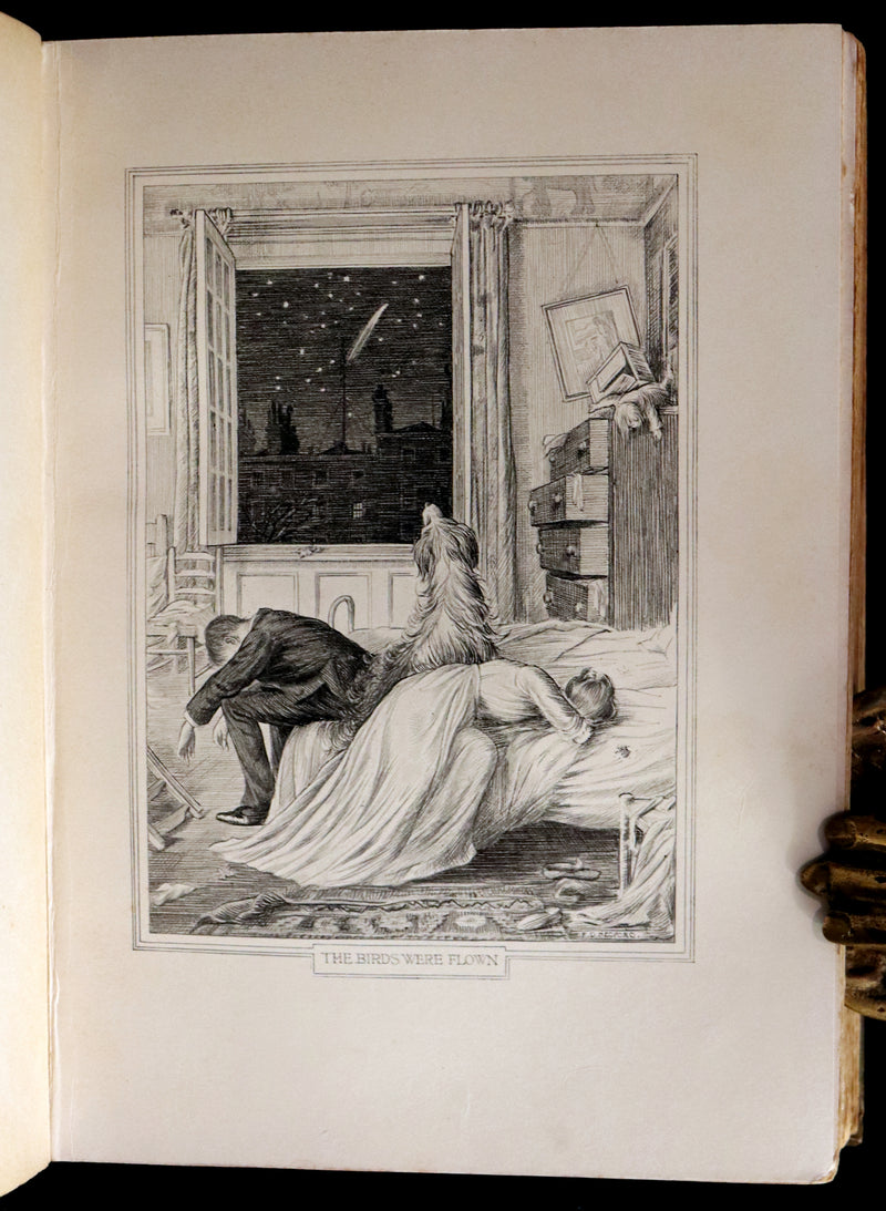 1911 Rare PETER PAN First Edition - PETER and WENDY by James Matthew Barrie illustrated by F.D. Bedford.