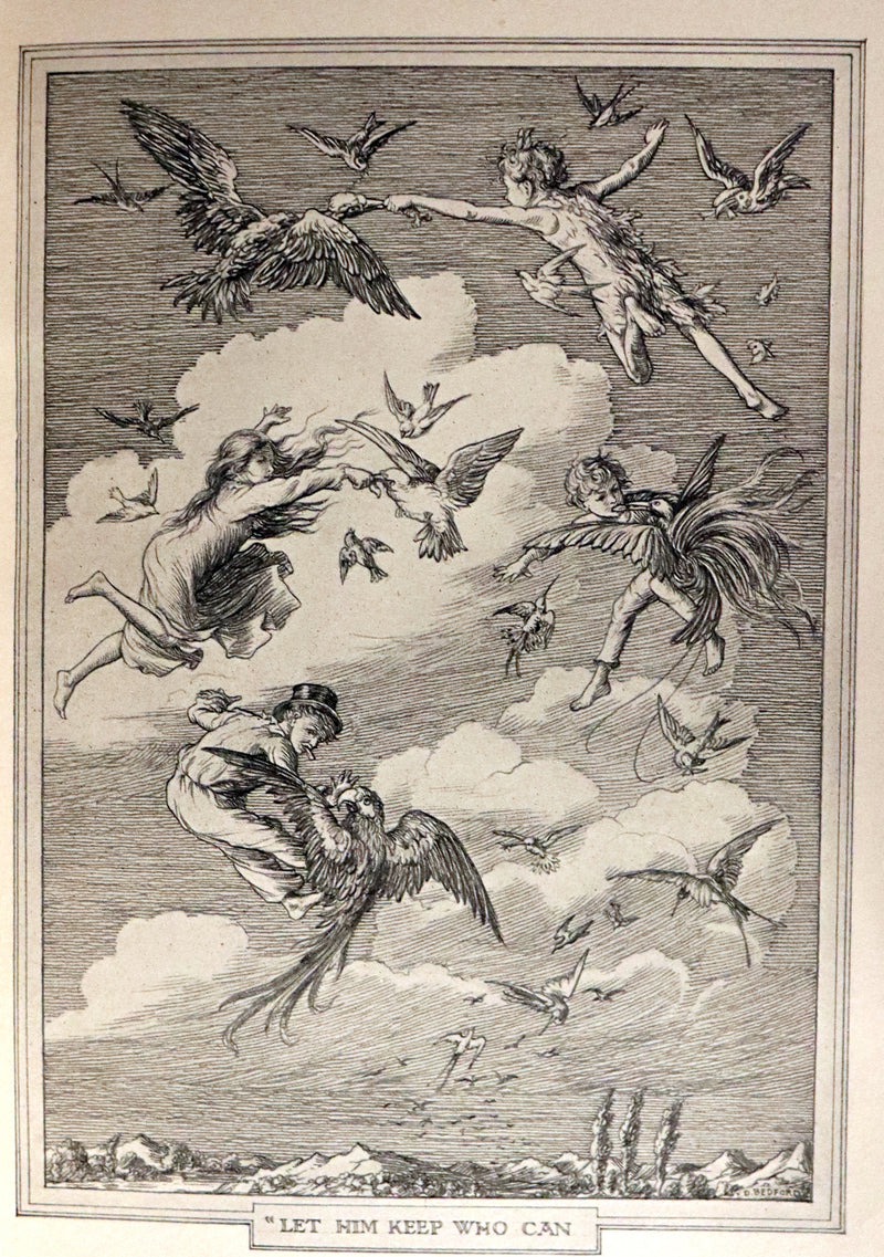 1911 Rare PETER PAN First Edition - PETER and WENDY by James Matthew Barrie illustrated by F.D. Bedford.