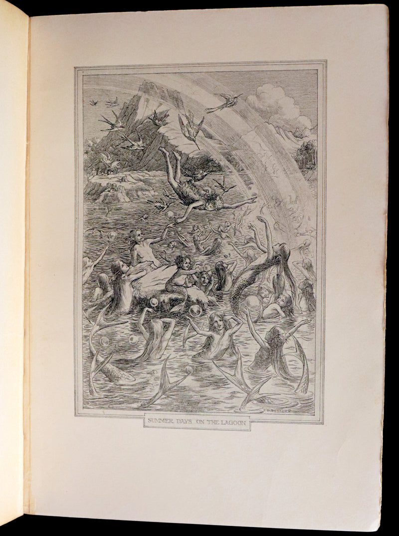 1911 Rare PETER PAN First Edition - PETER and WENDY by James Matthew Barrie illustrated by F.D. Bedford.