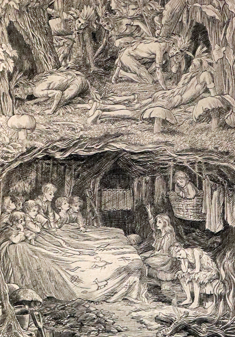 1911 Rare PETER PAN First Edition - PETER and WENDY by James Matthew Barrie illustrated by F.D. Bedford.