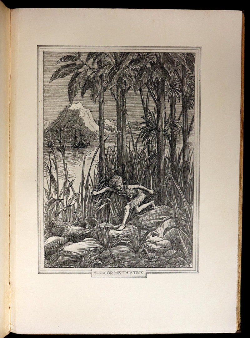 1911 Rare PETER PAN First Edition - PETER and WENDY by James Matthew Barrie illustrated by F.D. Bedford.