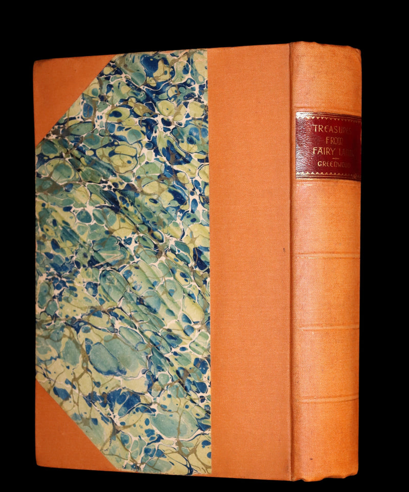 1895 Rare Victorian Book ~ Treasures from FAIRY LAND by Rossiter W. Raymond and Grace Greenwood.