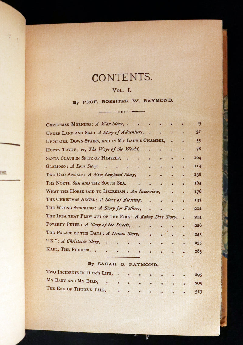 1895 Rare Victorian Book ~ Treasures from FAIRY LAND by Rossiter W. Raymond and Grace Greenwood.