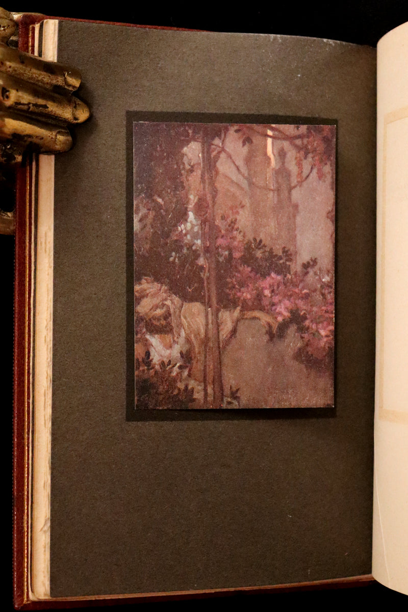 1910 Beautiful Rowfant Binding - Rubaiyat of Omar Khayyam wonderfully Illustrated by Frank Brangwyn.