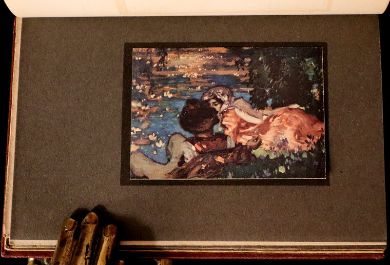 1910 Beautiful Rowfant Binding - Rubaiyat of Omar Khayyam wonderfully Illustrated by Frank Brangwyn.
