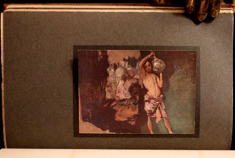 1910 Beautiful Rowfant Binding - Rubaiyat of Omar Khayyam wonderfully Illustrated by Frank Brangwyn.