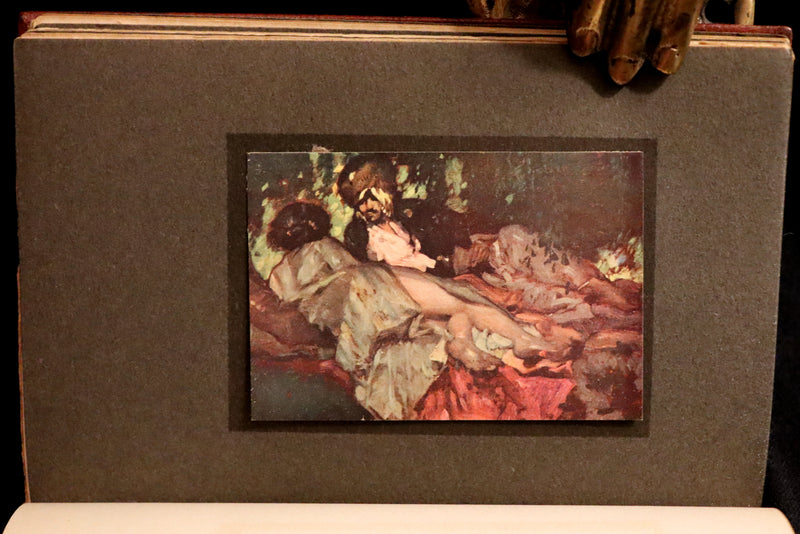 1910 Beautiful Rowfant Binding - Rubaiyat of Omar Khayyam wonderfully Illustrated by Frank Brangwyn.