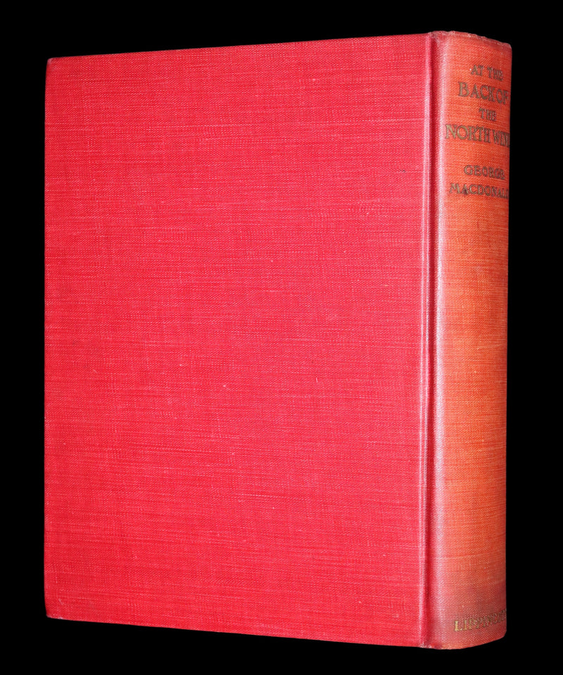 1909 Rare Book - AT THE BACK OF THE NORTH WIND. First Edition illustrated by Maria L. Kirk.