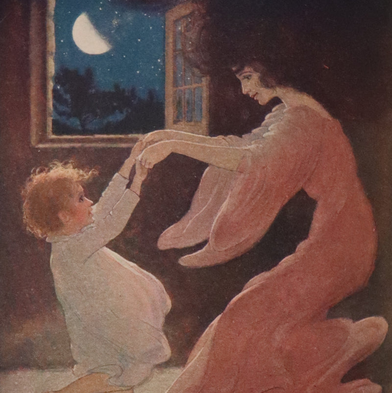 1909 Rare Book - AT THE BACK OF THE NORTH WIND. First Edition illustrated by Maria L. Kirk.