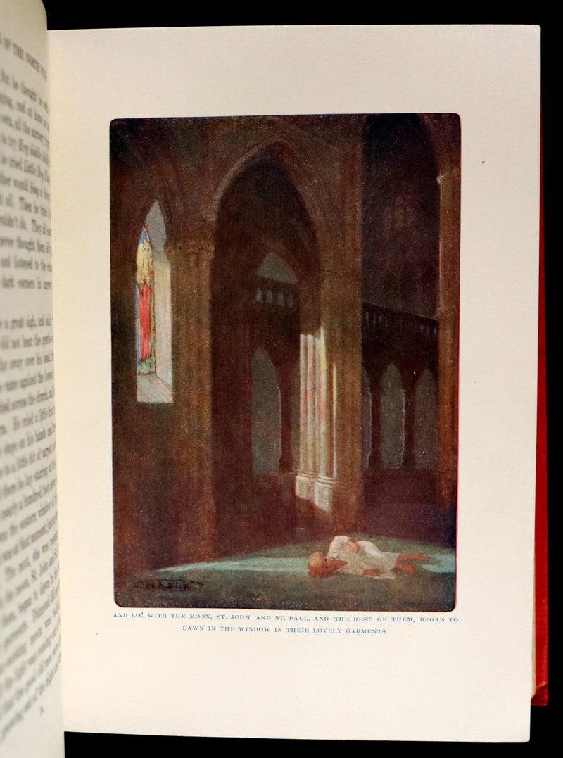 1909 Rare Book - AT THE BACK OF THE NORTH WIND. First Edition illustrated by Maria L. Kirk.