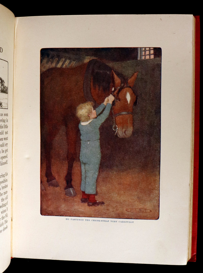 1909 Rare Book - AT THE BACK OF THE NORTH WIND. First Edition illustrated by Maria L. Kirk.