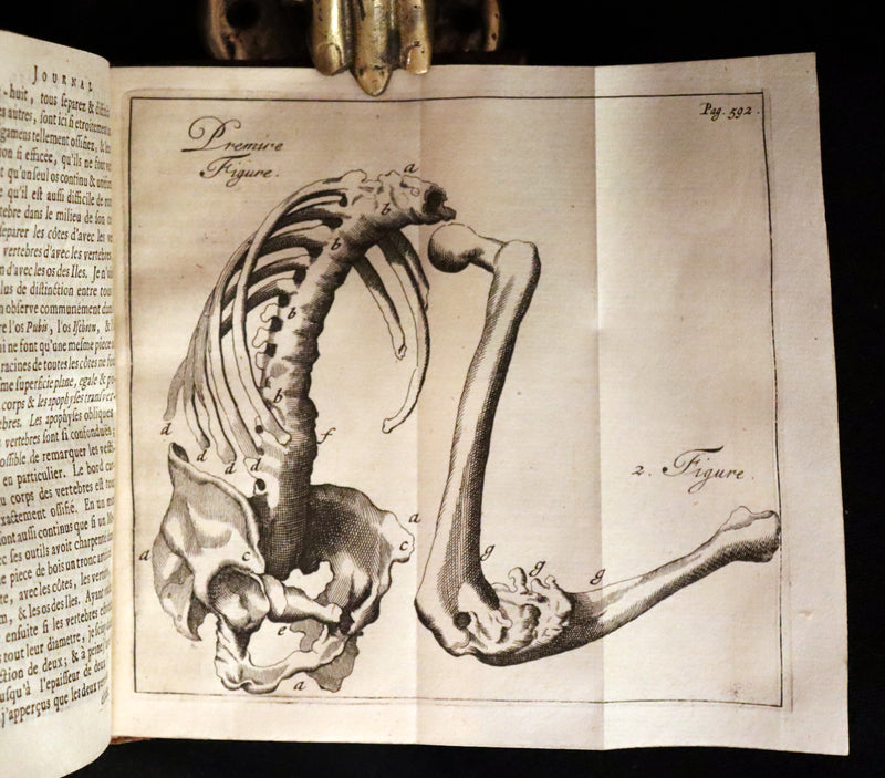 1694 Scarce French Book - Scientists' Journal for year 1693 - Journal des SCAVANS pour l'année 1693.