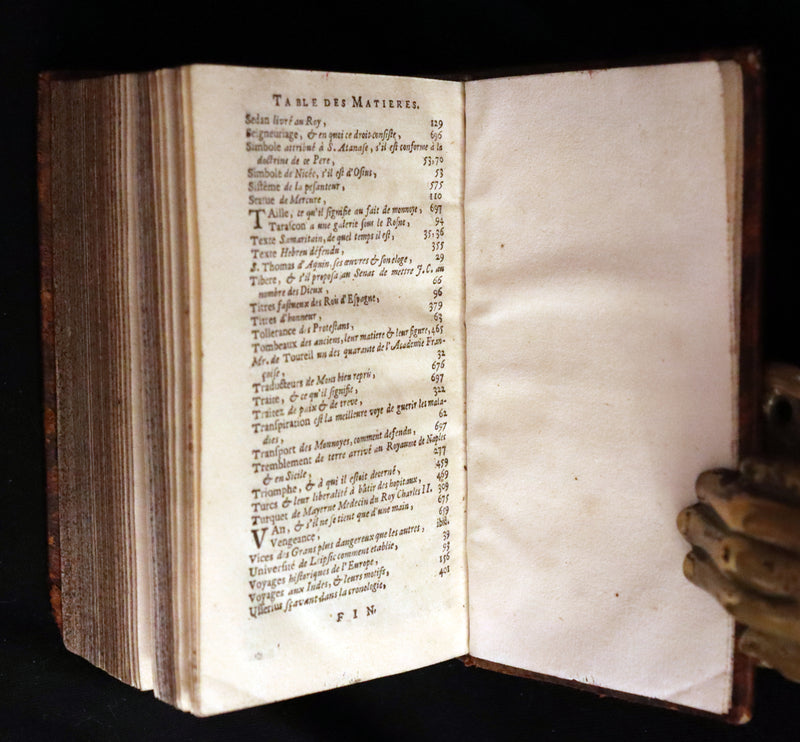 1694 Scarce French Book - Scientists' Journal for year 1693 - Journal des SCAVANS pour l'année 1693.