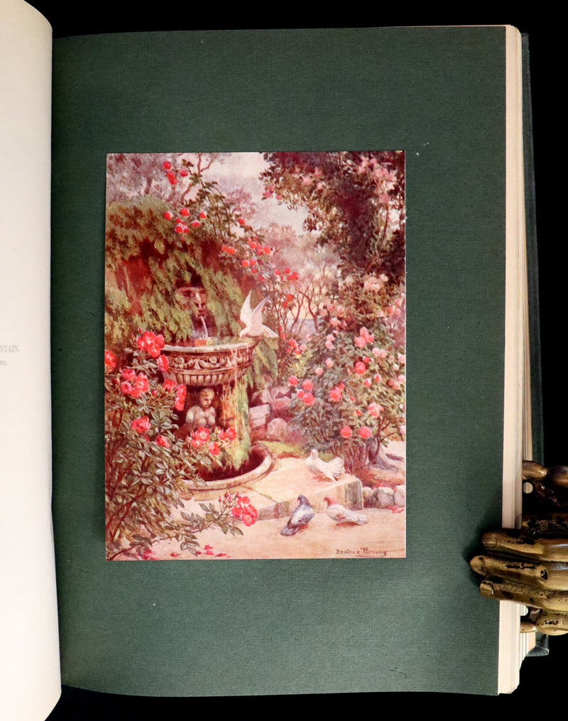 1914 Scarce Gardening Book - ROSES AND ROSE GARDENS by Walter P. Wright. Illustrated.