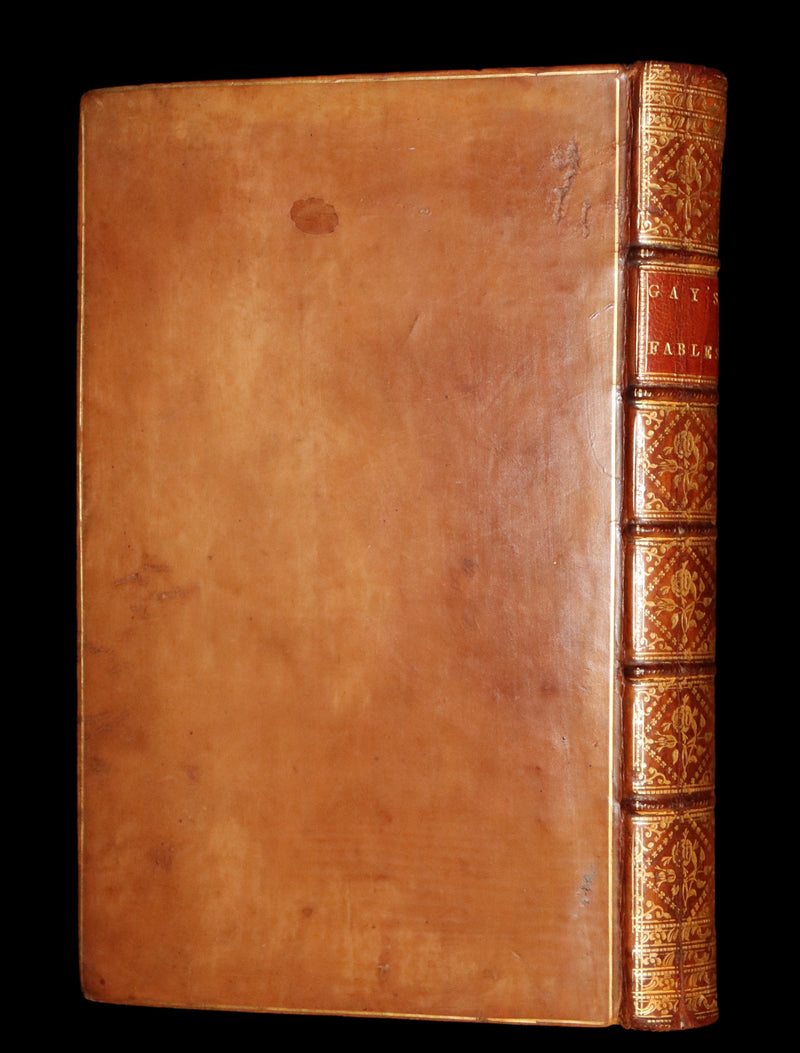 1757 Rare Book - FABLES in Verse by John Gay for the Prince William Augustus. Illustrated.