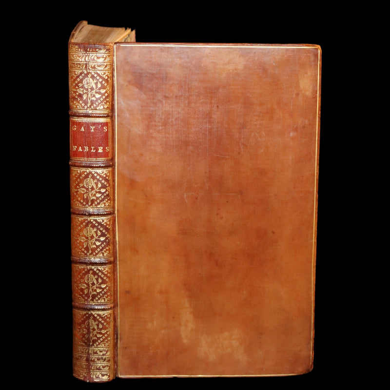 1757 Rare Book - FABLES in Verse by John Gay for the Prince William Augustus. Illustrated.