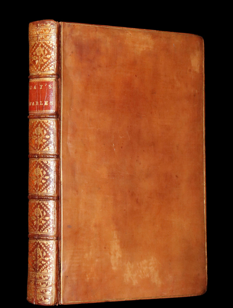1757 Rare Book - FABLES in Verse by John Gay for the Prince William Augustus. Illustrated.