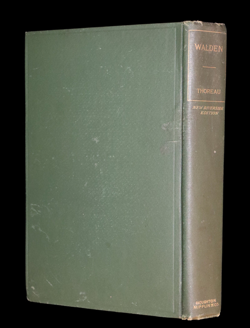 1893 Rare Book - WALDEN or, Life in the Woods by Henry David Thoreau.