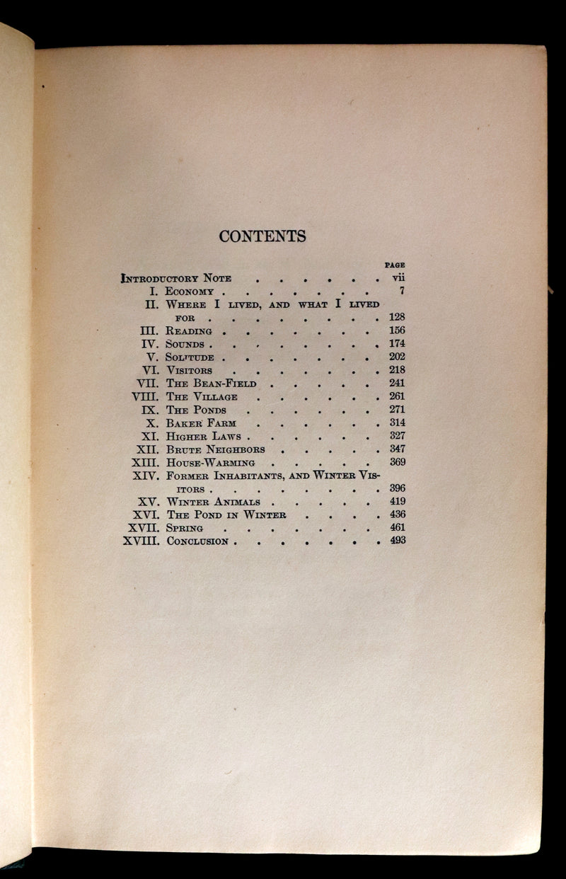 1893 Rare Book - WALDEN or, Life in the Woods by Henry David Thoreau.