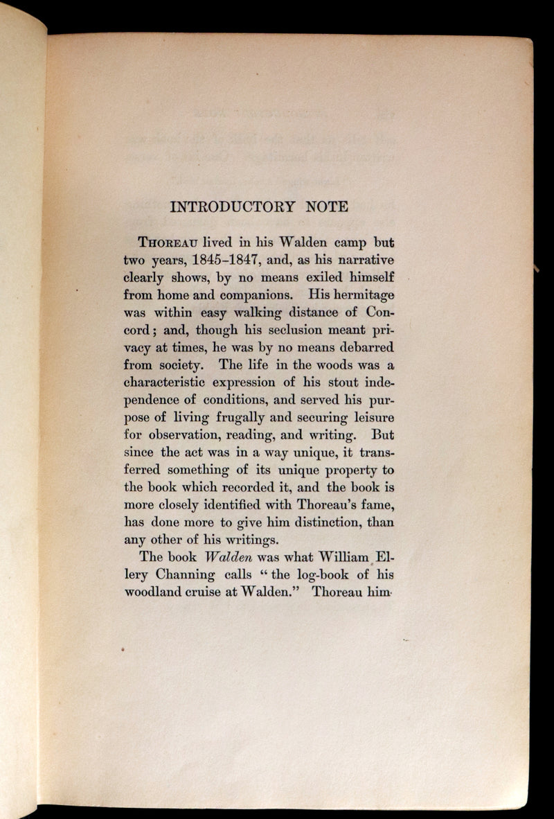 1893 Rare Book - WALDEN or, Life in the Woods by Henry David Thoreau.