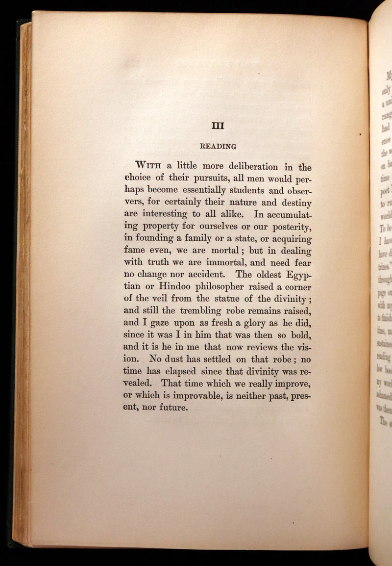 1893 Rare Book - WALDEN or, Life in the Woods by Henry David Thoreau.