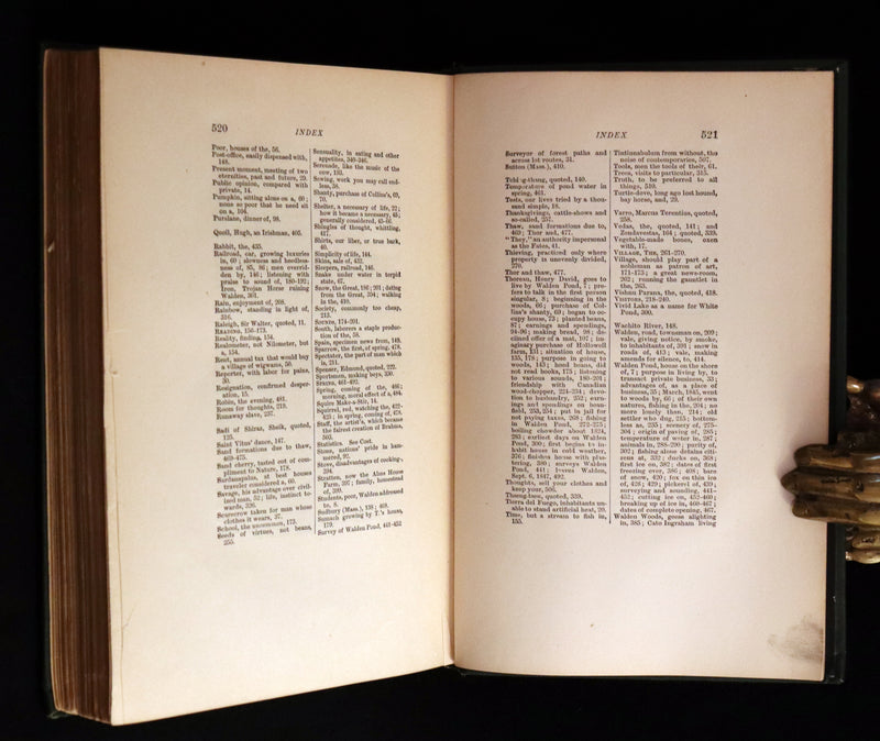 1893 Rare Book - WALDEN or, Life in the Woods by Henry David Thoreau.