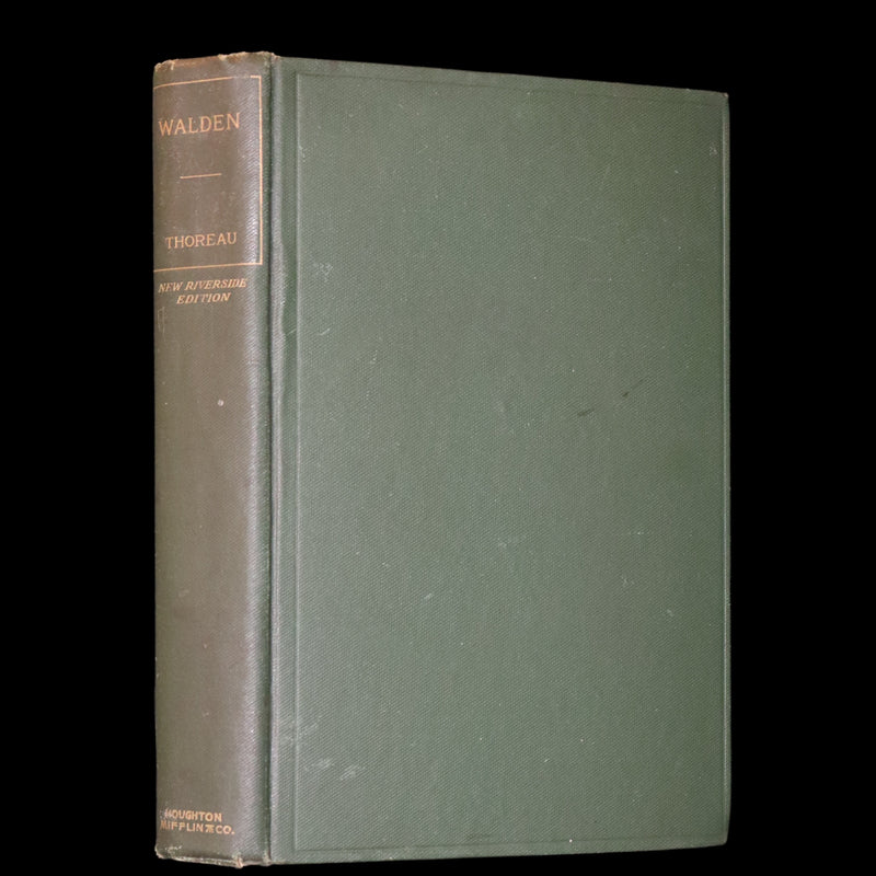 1893 Rare Book - WALDEN or, Life in the Woods by Henry David Thoreau.