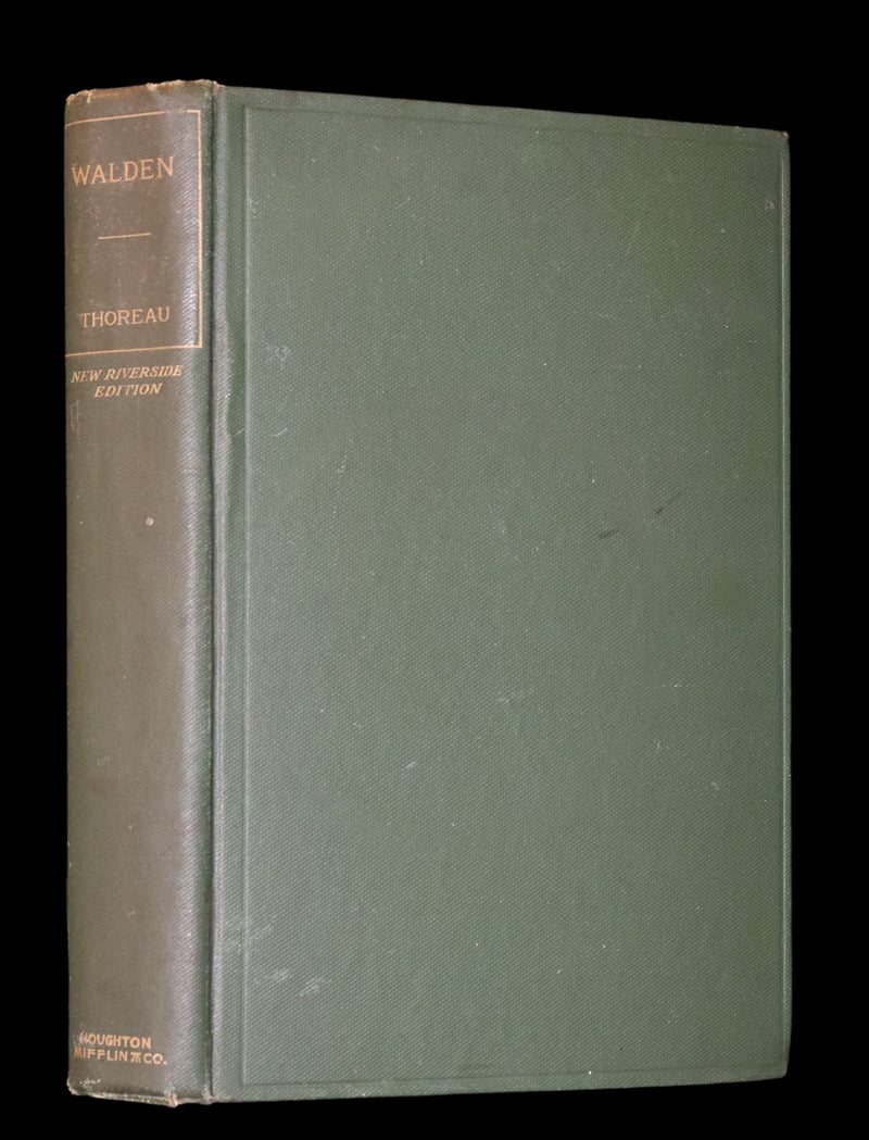 1893 Rare Book - WALDEN or, Life in the Woods by Henry David Thoreau.