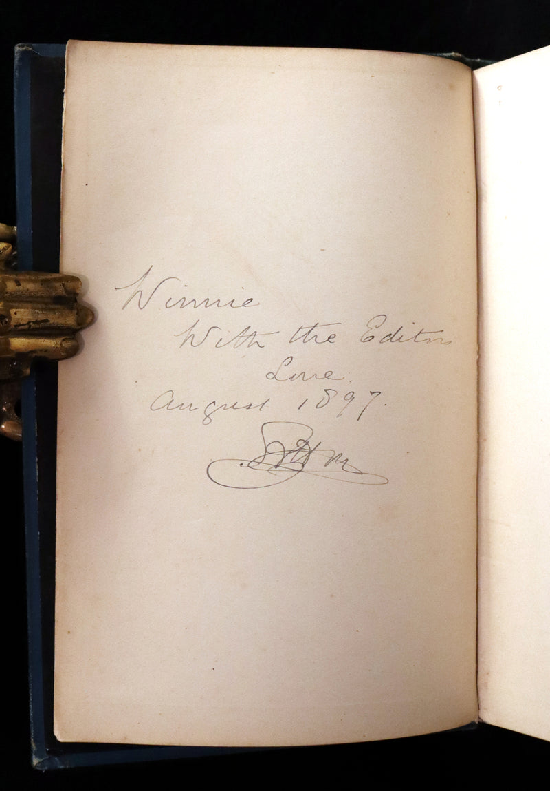 1892 Scarce Victorian Book - Fifty-Two Fairy Tales signed by Alfred Henry Miles. Illustrated.