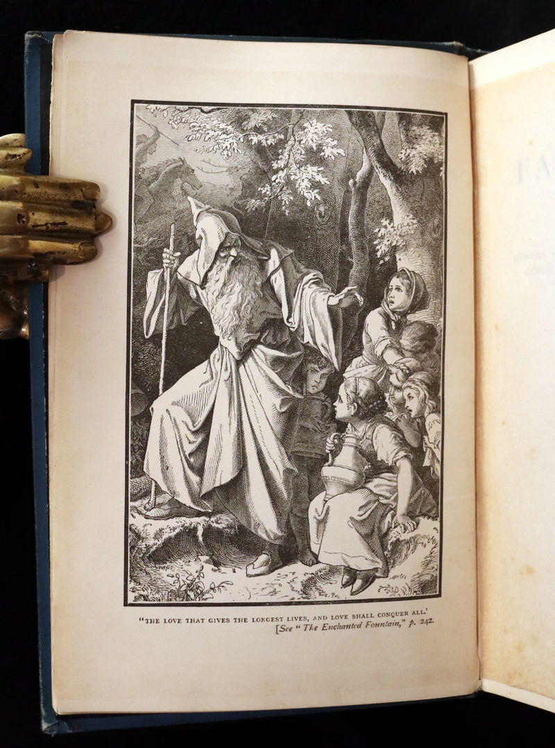 1892 Scarce Victorian Book - Fifty-Two Fairy Tales signed by Alfred Henry Miles. Illustrated.