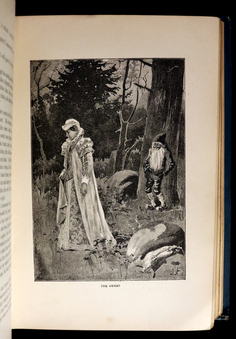 1892 Scarce Victorian Book - Fifty-Two Fairy Tales signed by Alfred Henry Miles. Illustrated.