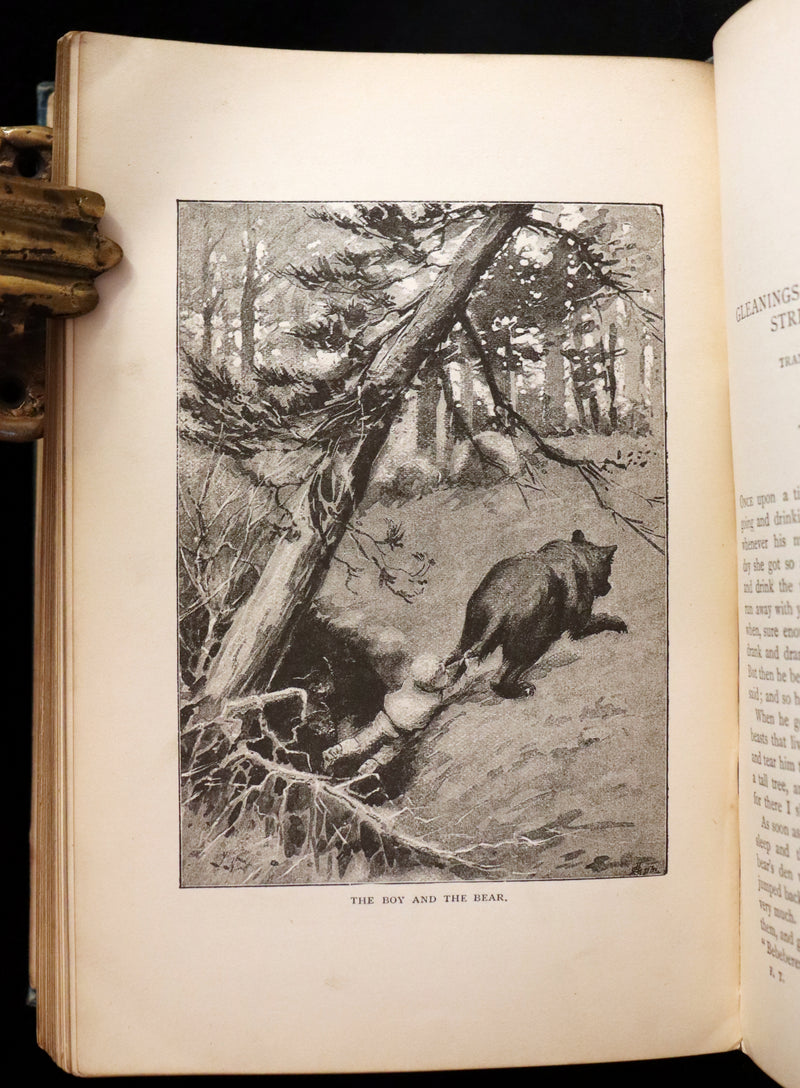 1892 Scarce Victorian Book - Fifty-Two Fairy Tales signed by Alfred Henry Miles. Illustrated.